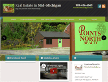 Tablet Screenshot of pointsnorthrealty.com